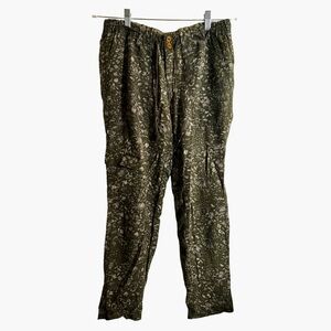 Women's Green Patterned Pants